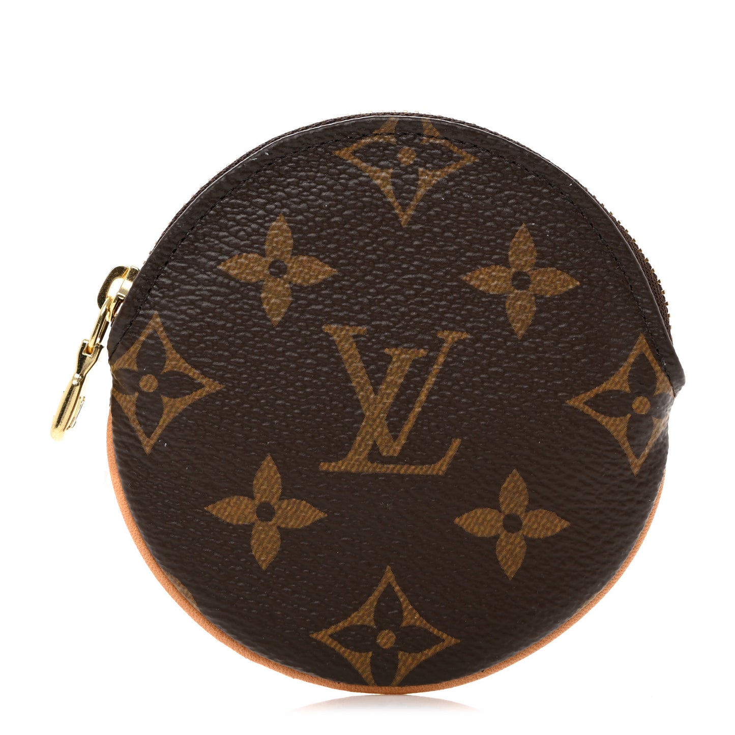 Monogram Round Coin Purse