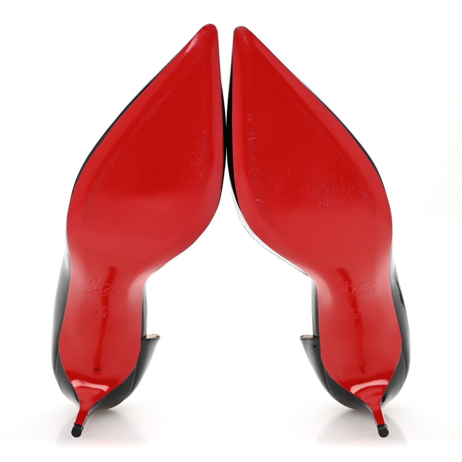Christian Louboutin Patent Iriza 70 Pumps 38 Black 6 of 9