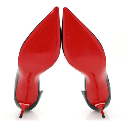 Christian Louboutin Patent Iriza 70 Pumps 38 Black 6 of 9