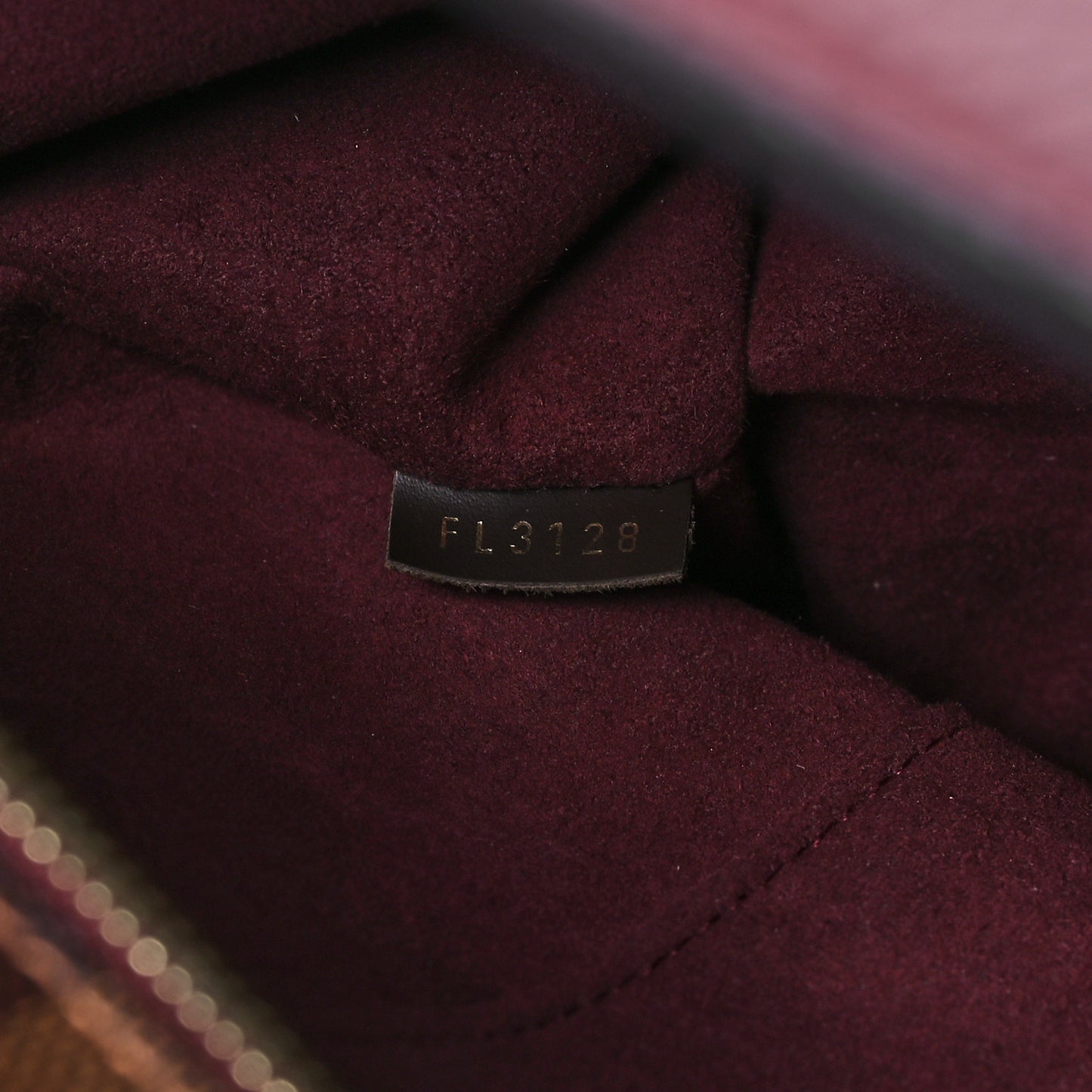 Damier Ebene Taurillon Jersey Bordeaux