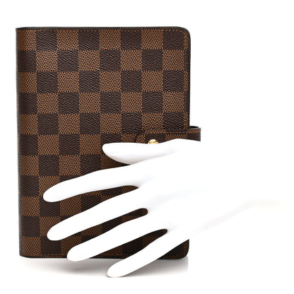 Louis Vuitton Damier Ebene Medium Ring Agenda Cover 2 of 6
