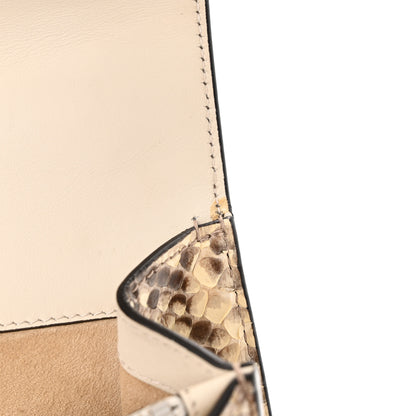 Gucci GG Supreme Monogram Snakeskin Flower Embroidered Medium Dionysus Shoulder Bag Beige Orange 12 of 15