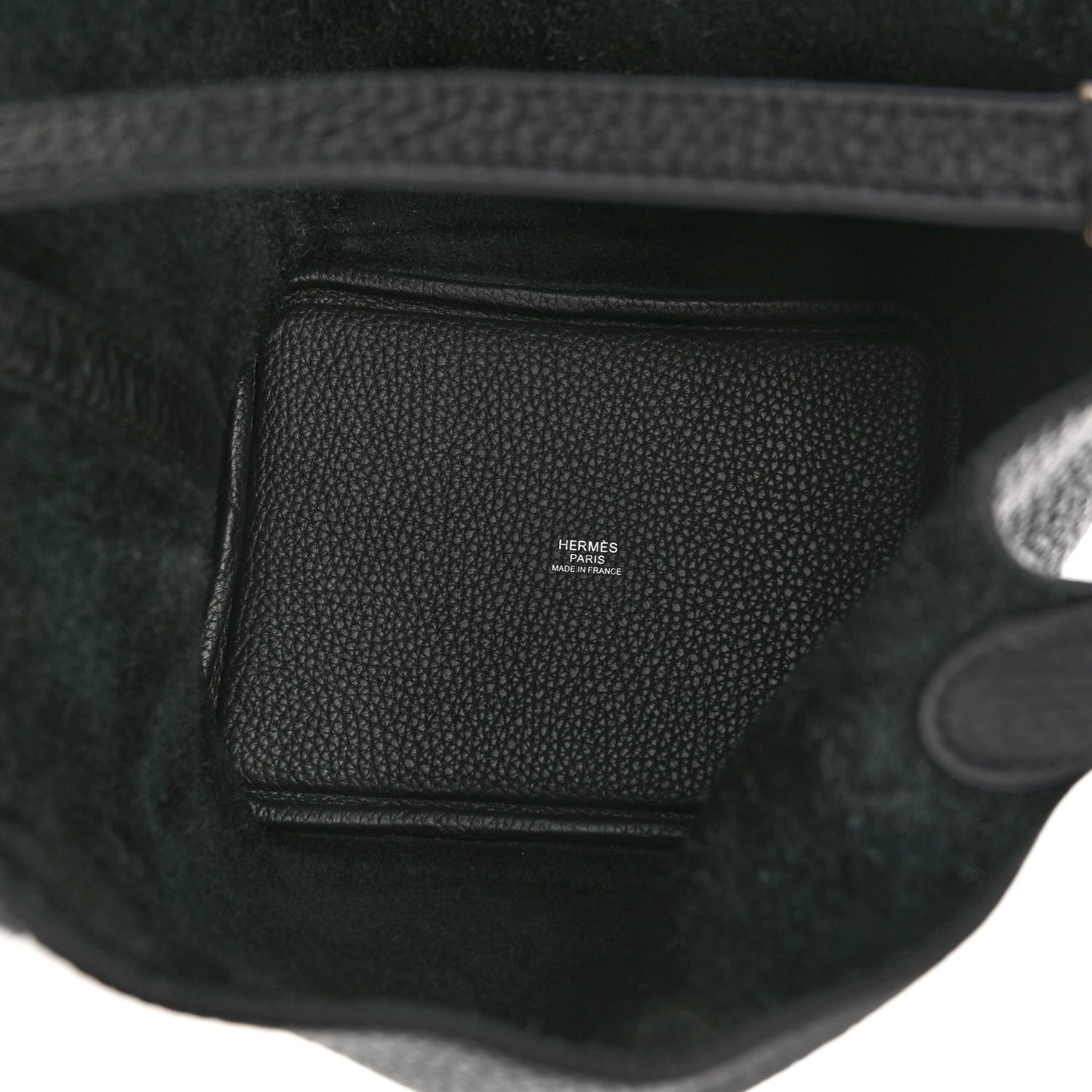 Taurillon Clemence Picotin Lock 18 PM Black