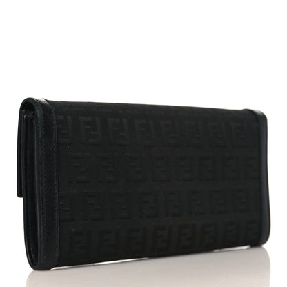 Fendi Zucchino Forever Continental Wallet Black 3 of 12