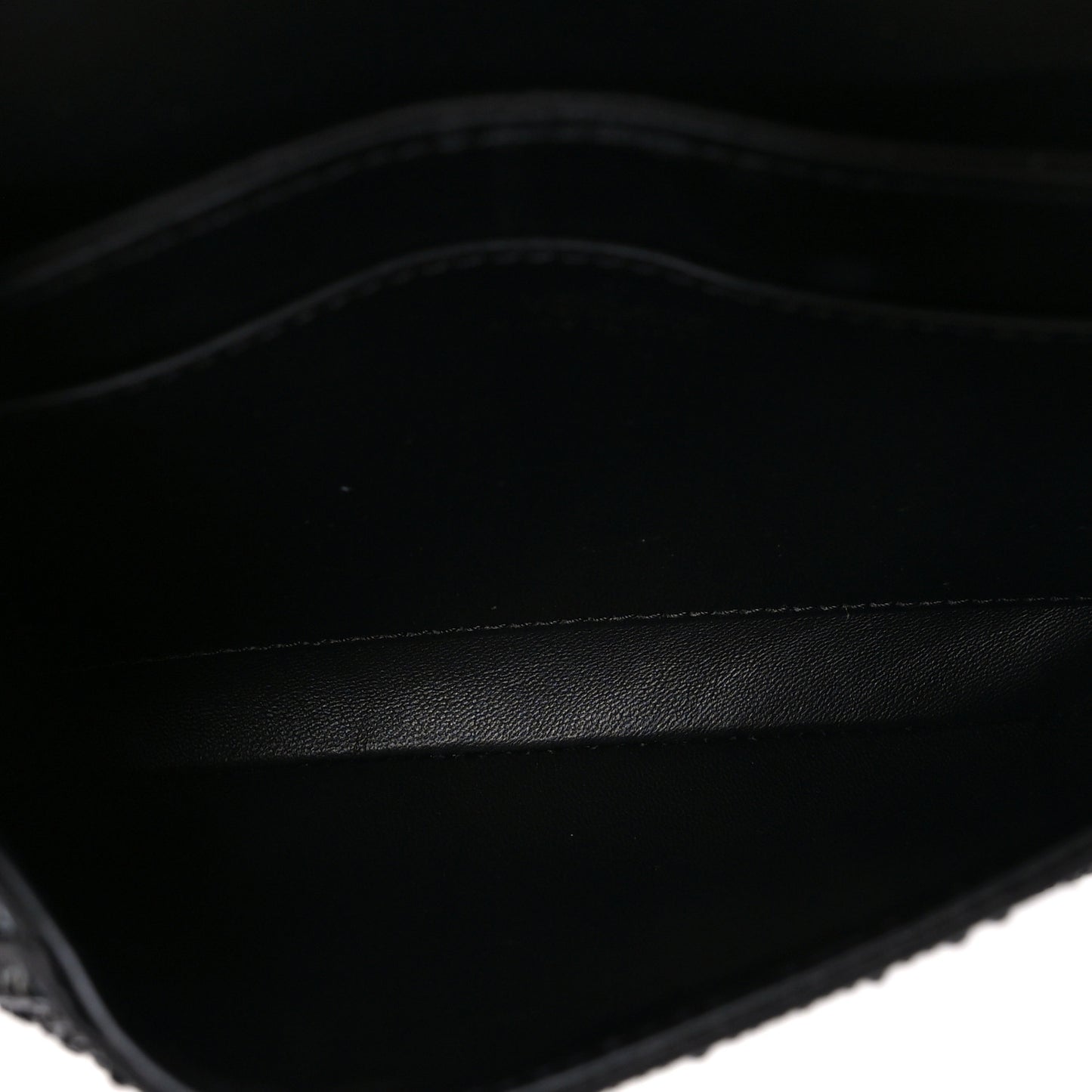 Crystal La Medusa Envelope Clutch Black