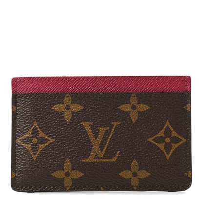 Louis Vuitton Monogram Card Holder Fuchsia 1 of 7