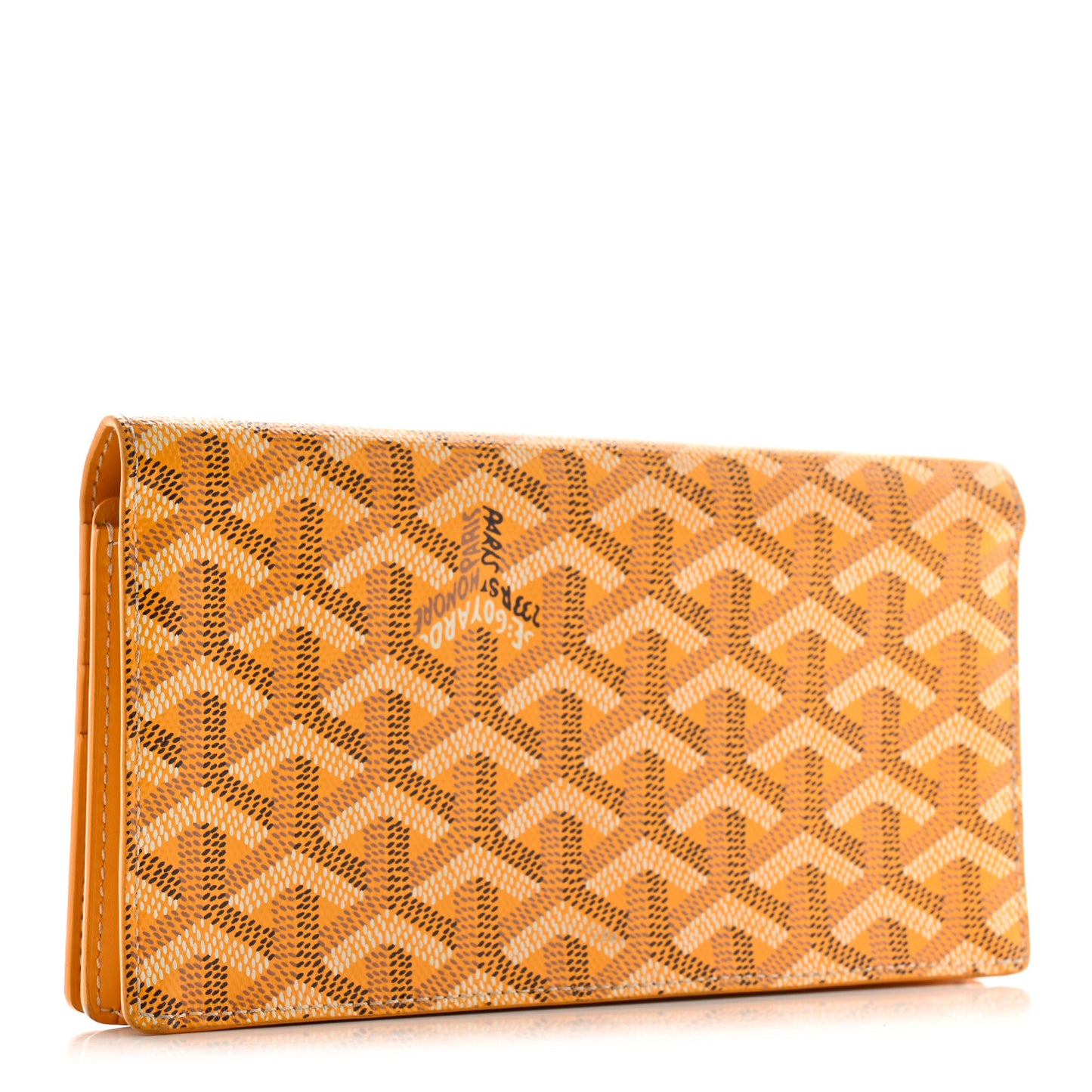 Goyardine Richelieu Wallet Yellow