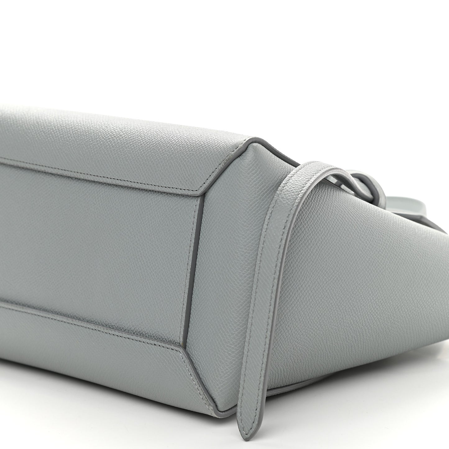 Grained Calfskin Micro Belt Bag Cloud
