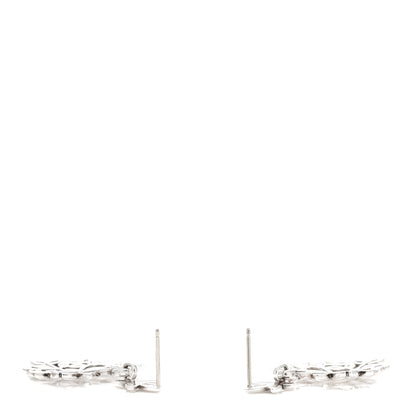Tiffany Sterling Silver Paloma Picasso Olive Leaf Drop Earrings 3 of 5