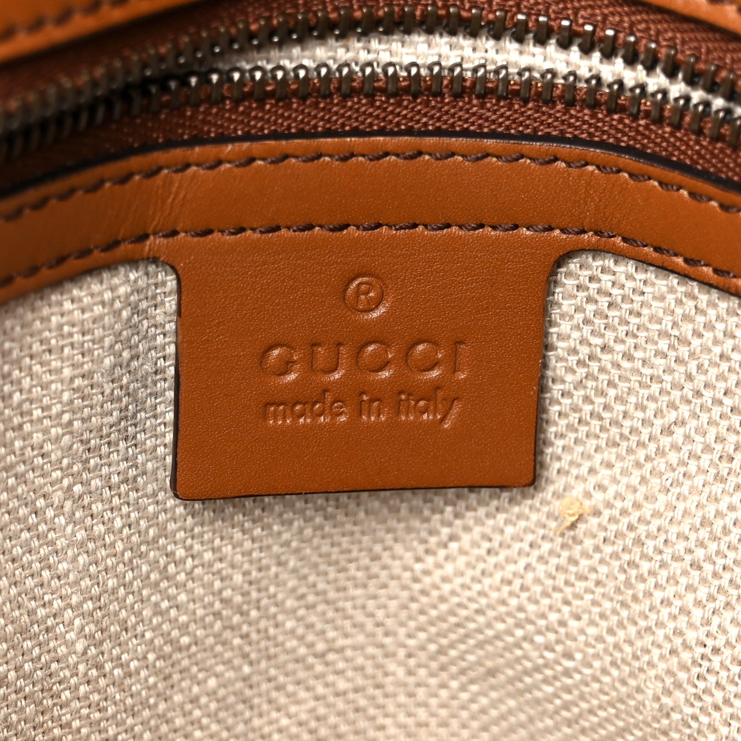 Gucci Monogram Medium Lady Web Shoulder Bag Beige Cuir 6 of 13