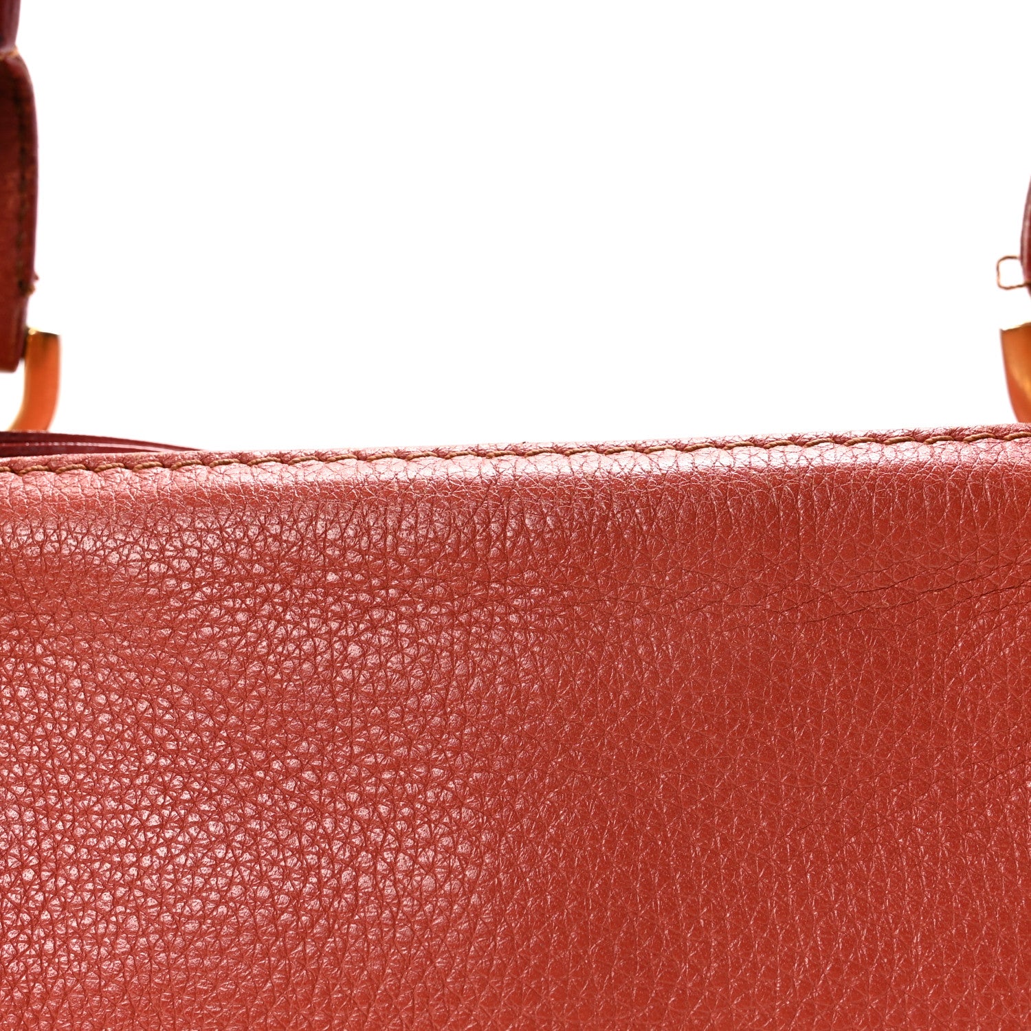 Chloe Calfskin Large Marcie Satchel Maple Leaf 7 of 9