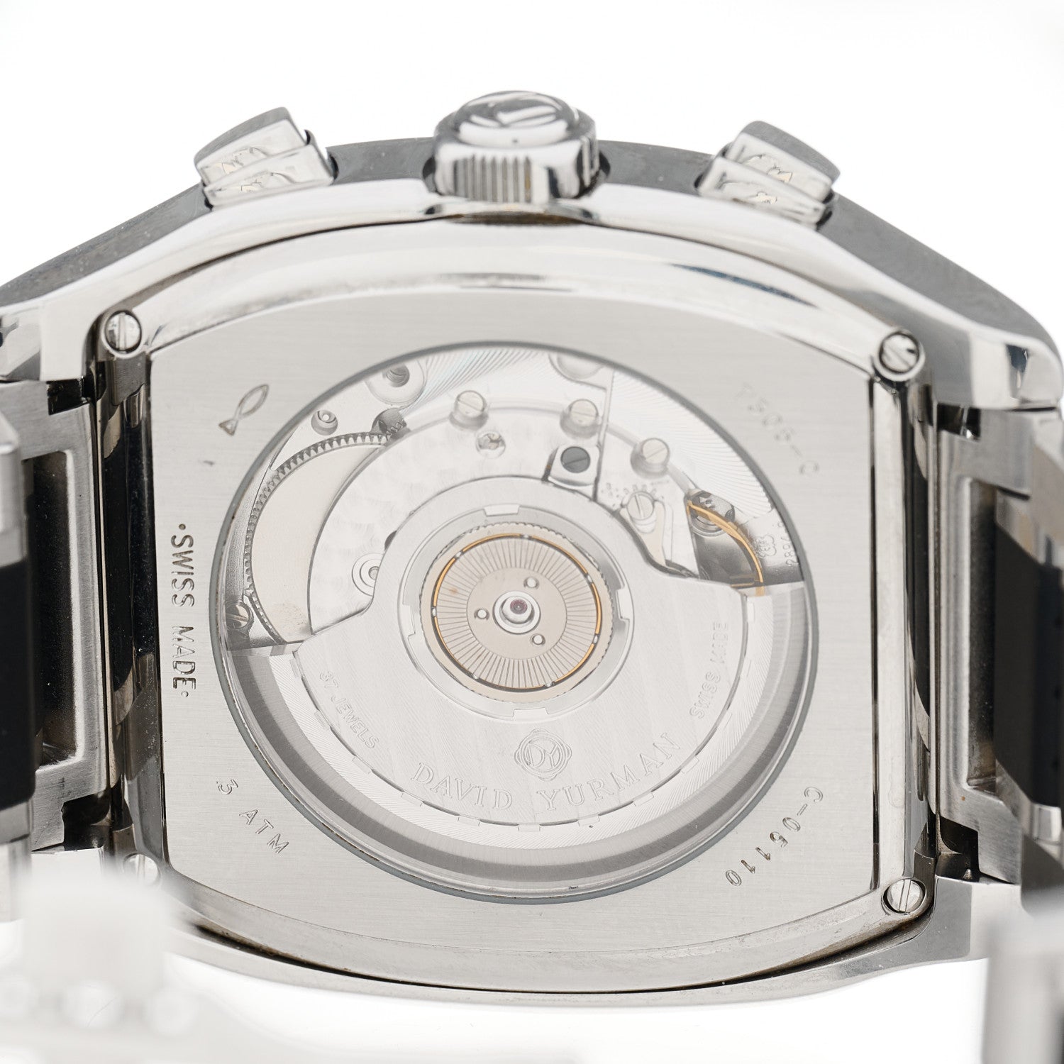 David Yurman PVD Stainless Steel 41mm Thoroughbred Belmont Chronograph Automatic Watch Black 4 of 4