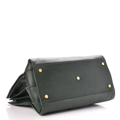 Saint Laurent Calfskin Large Sac de Jour Carryall Dark Green 4 of 12