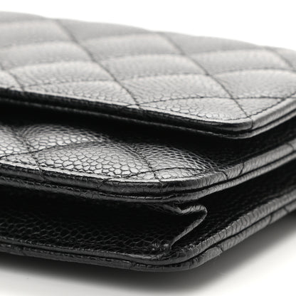 Chanel Caviar Quilted Wallet On Chain WOC Black 11 of 11