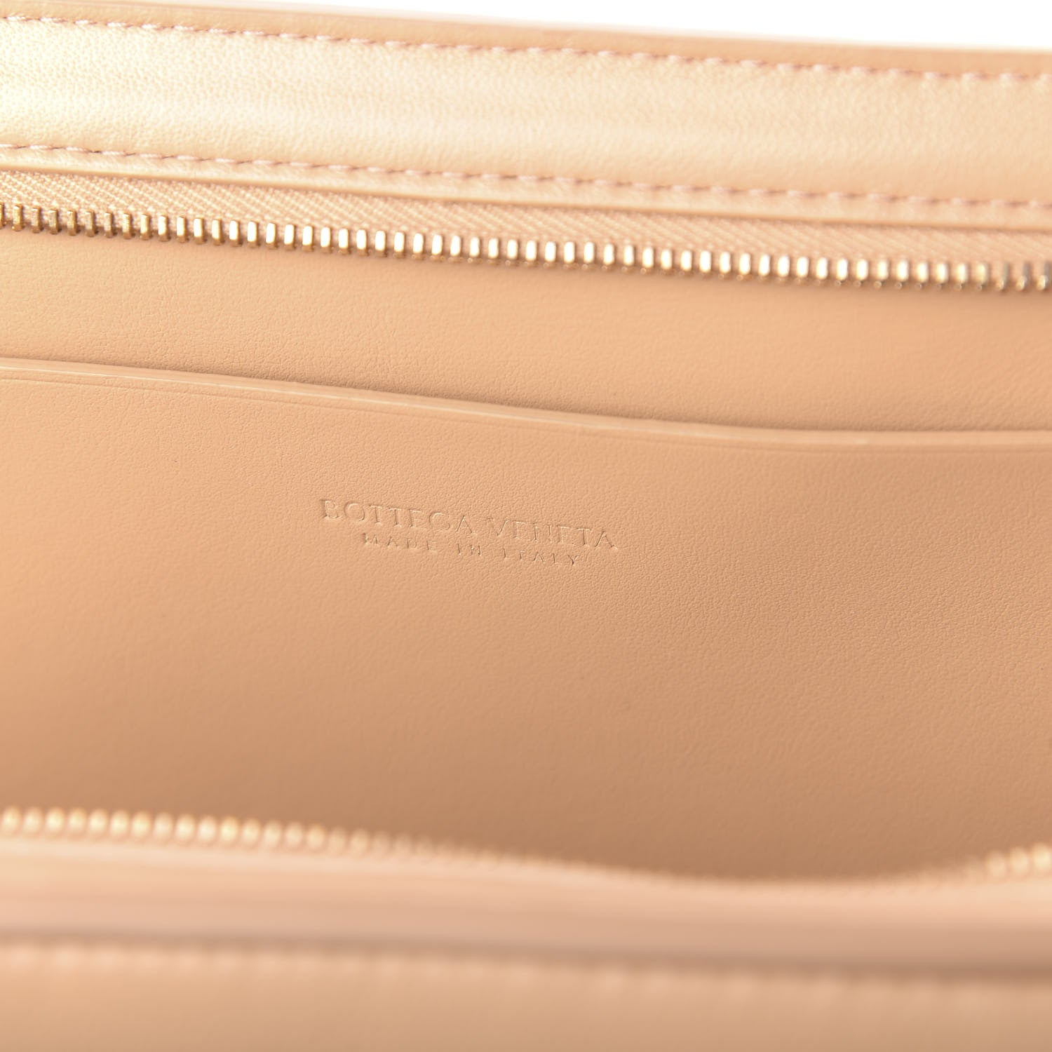 Bottega Veneta Nappa Maxi Intrecciato Pouch Clutch Almond 8 of 8