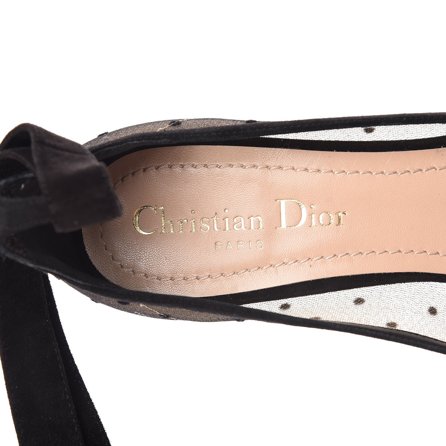 Suede Calfskin Lovely-D Ankle Wrap Pumps 37 Black