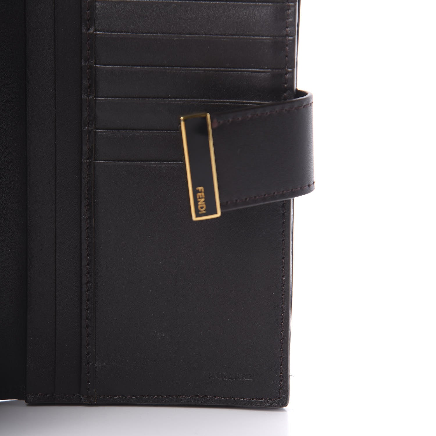 Fendi Zucca Continental Wallet Tobacco 7 of 10