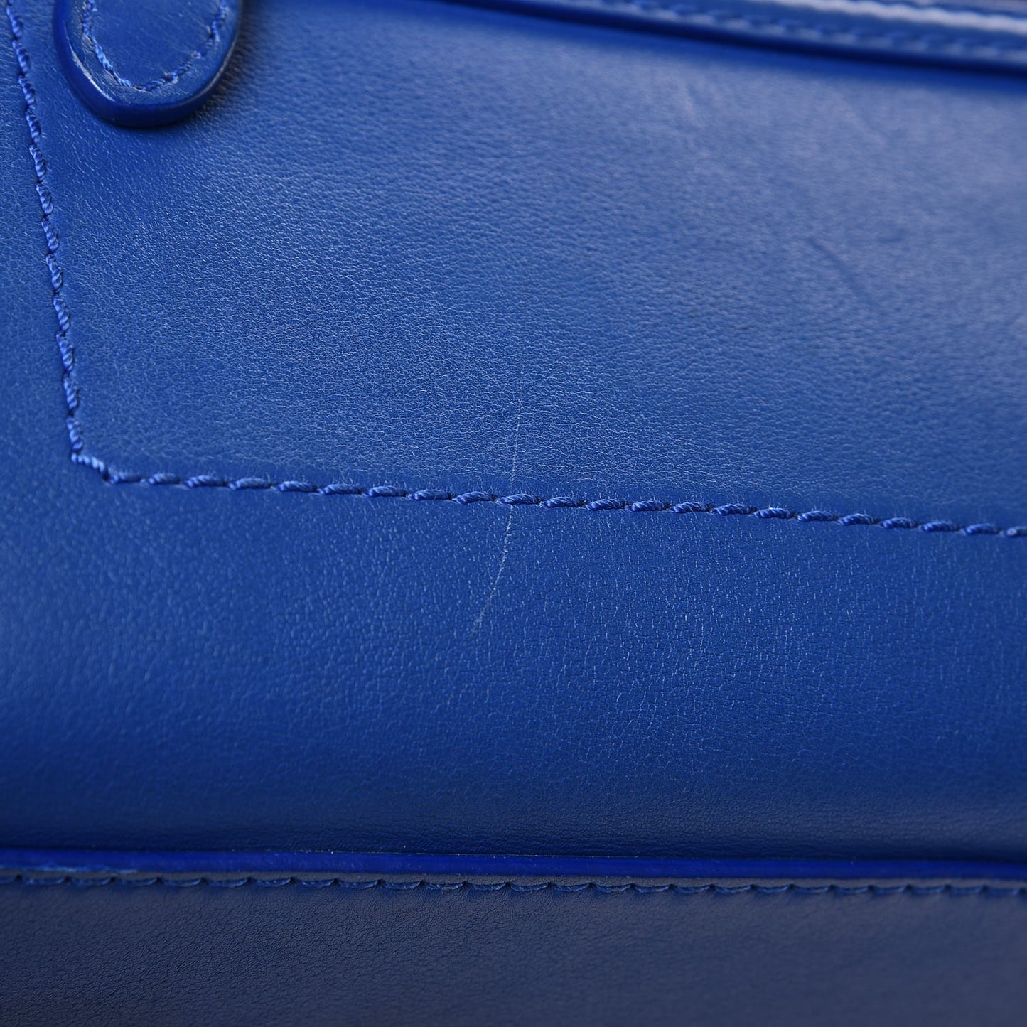 Smooth Calfskin Mini Luggage Royal Blue