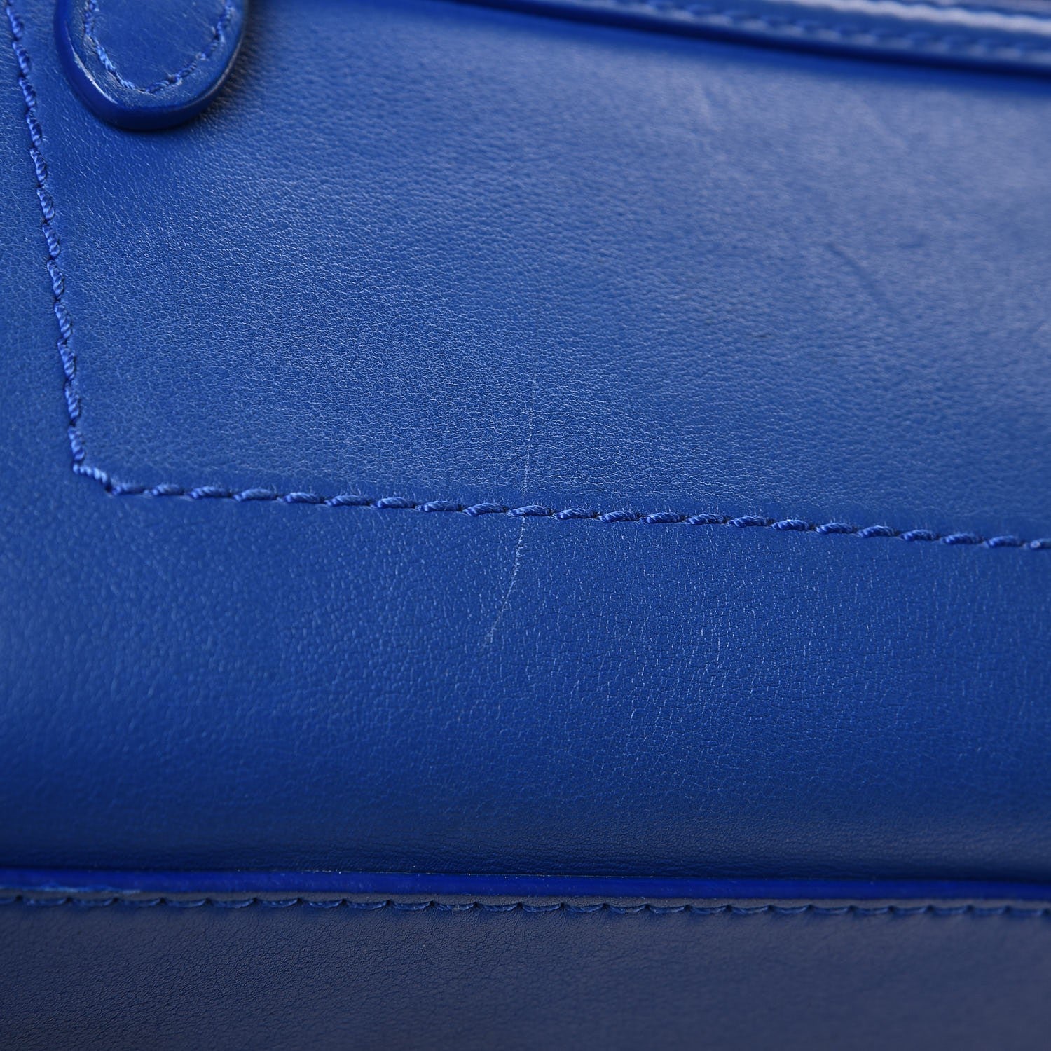 Celine Smooth Calfskin Mini Luggage Royal Blue 17 of 28