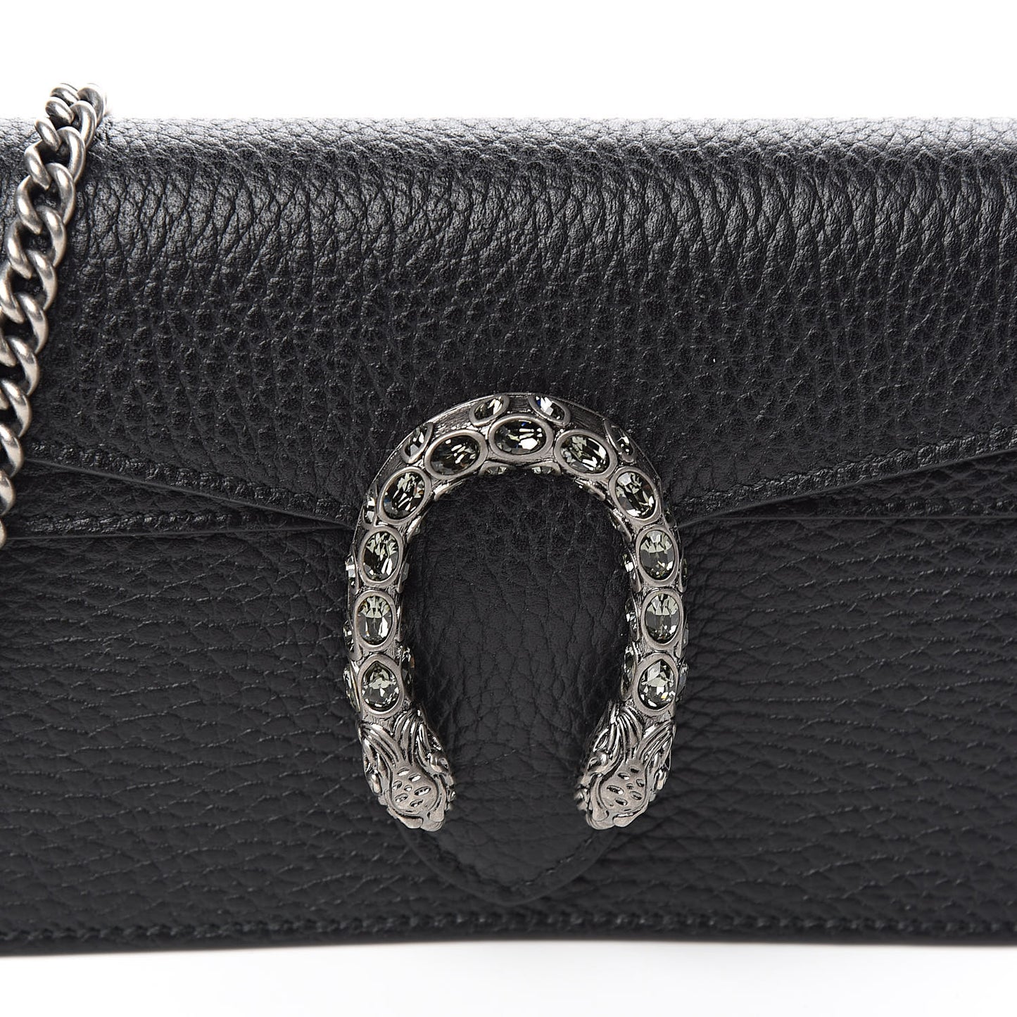 Calfskin Super Mini Dionysus Shoulder Bag Black