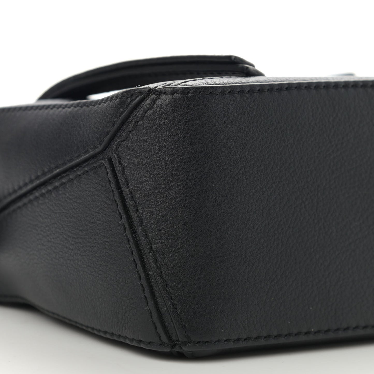 Calfskin Mini Puzzle Bag Black