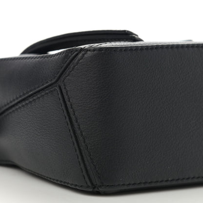 Loewe Calfskin Mini Puzzle Bag Black 9 of 10