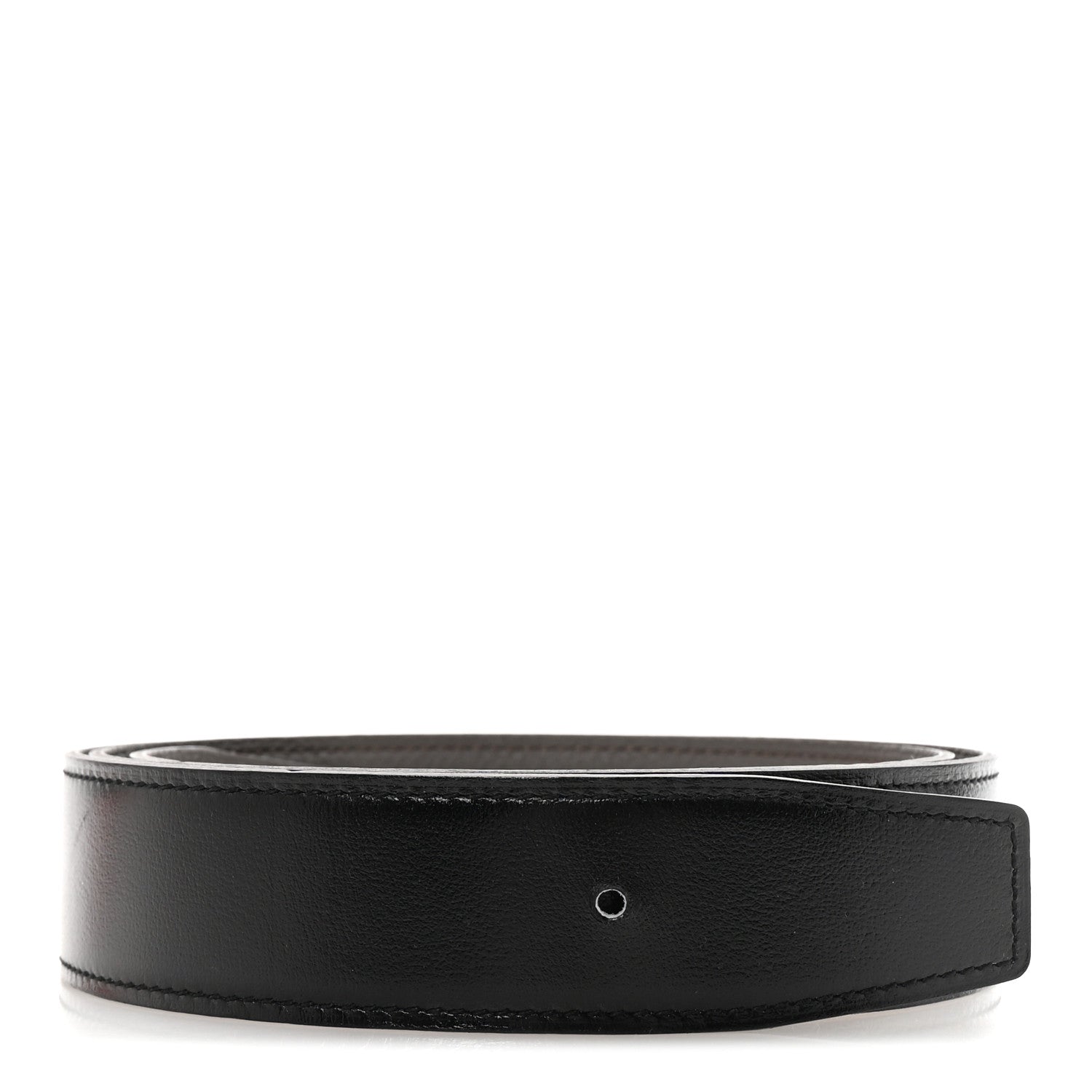 Hermes Box Togo 32mm Belt Strap 90 36 Black Etain 1 of 5