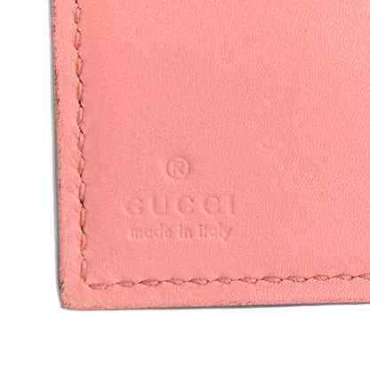 Gucci Moon Calfskin Interlocking G French Wallet Cameo Pink 8 of 10