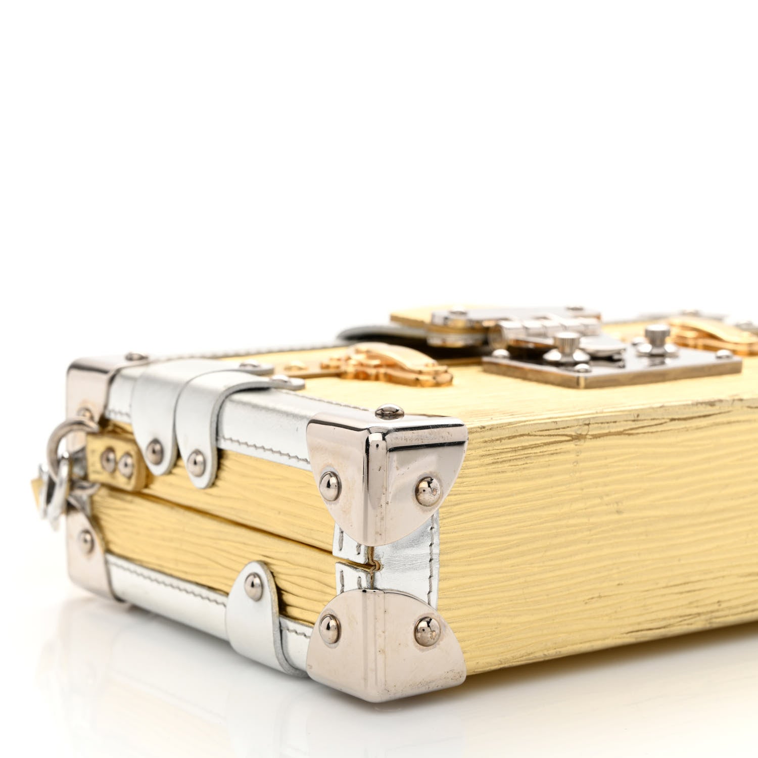 Louis Vuitton Metallic Epi Petite Malle Gold 9 of 11