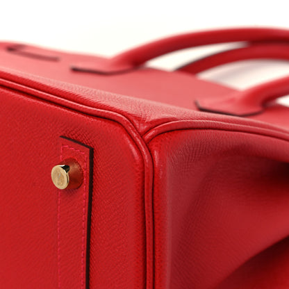 Hermes Epsom Birkin 30 Rouge Casaque 12 of 12
