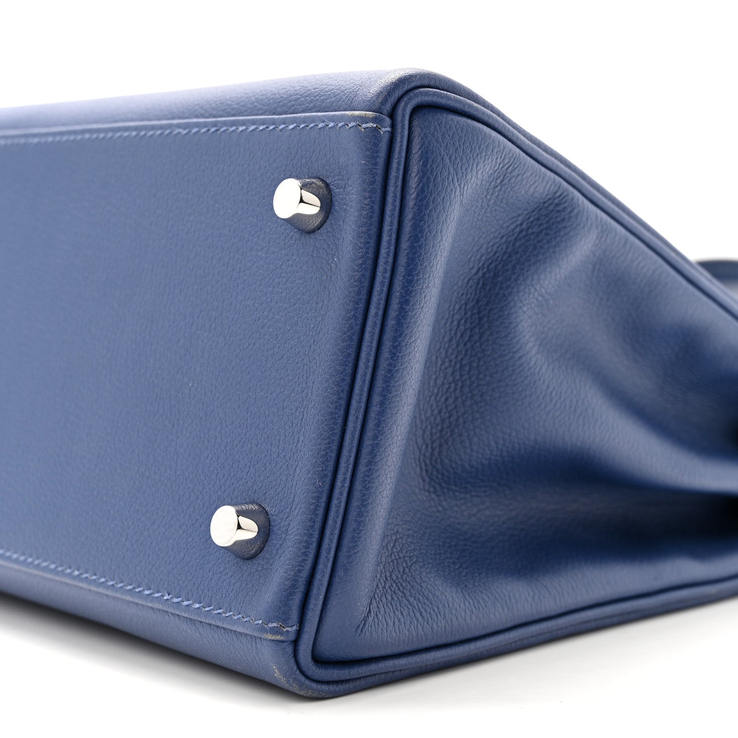 Hermes Evercolor Verso Kelly Retourne 28 Bleu Brighton Capucine 10 of 16