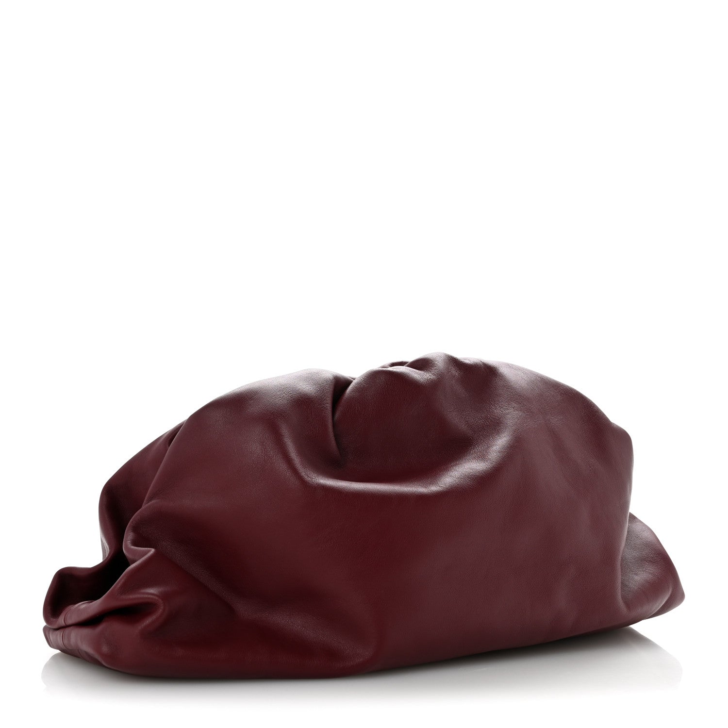 Bottega Veneta Smooth Butter Calf The Pouch Oversized Clutch Bordeaux 3 of 11