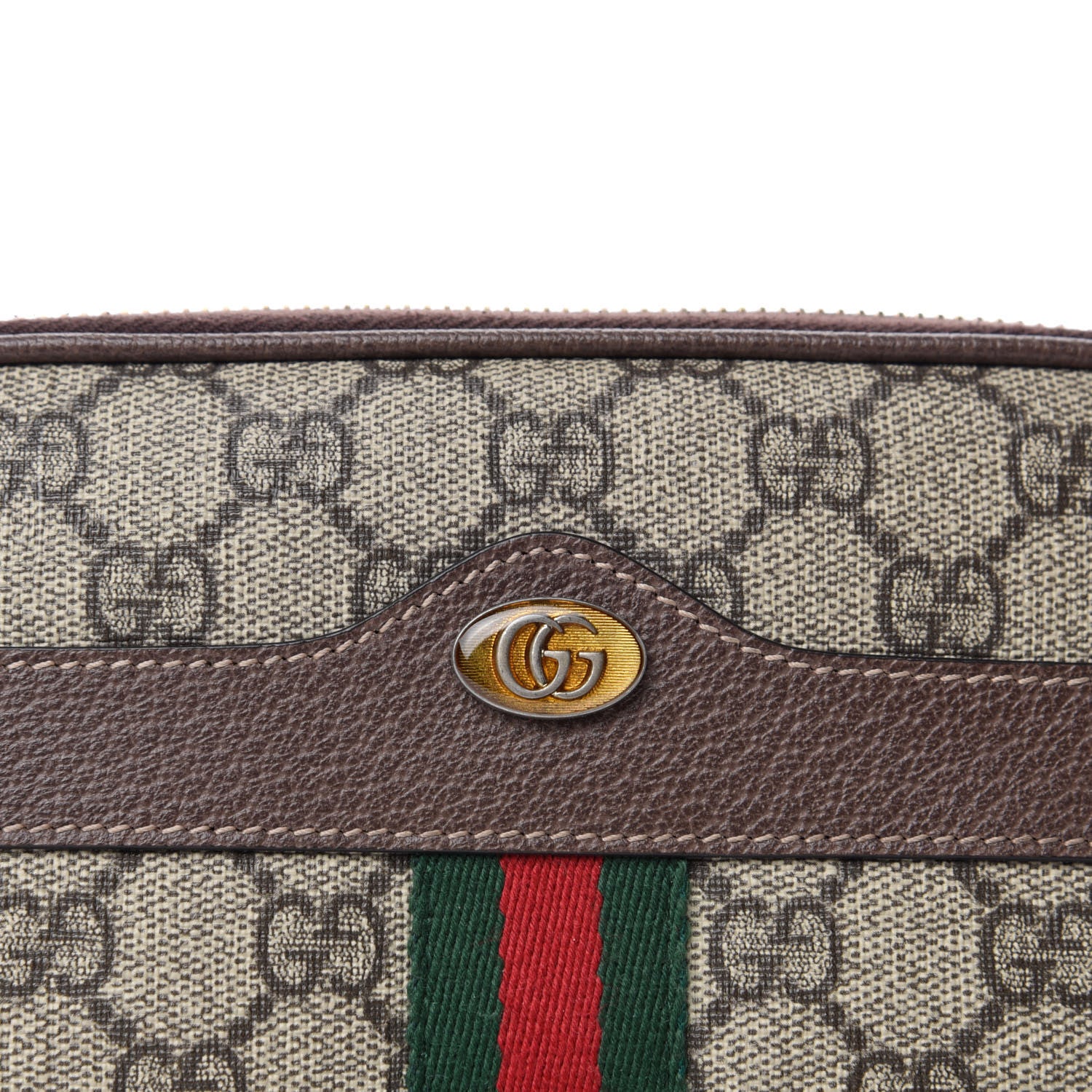 Gucci GG Supreme Monogram Ophidia Belted iPhone Case 75 30 Dark Brown 11 of 12