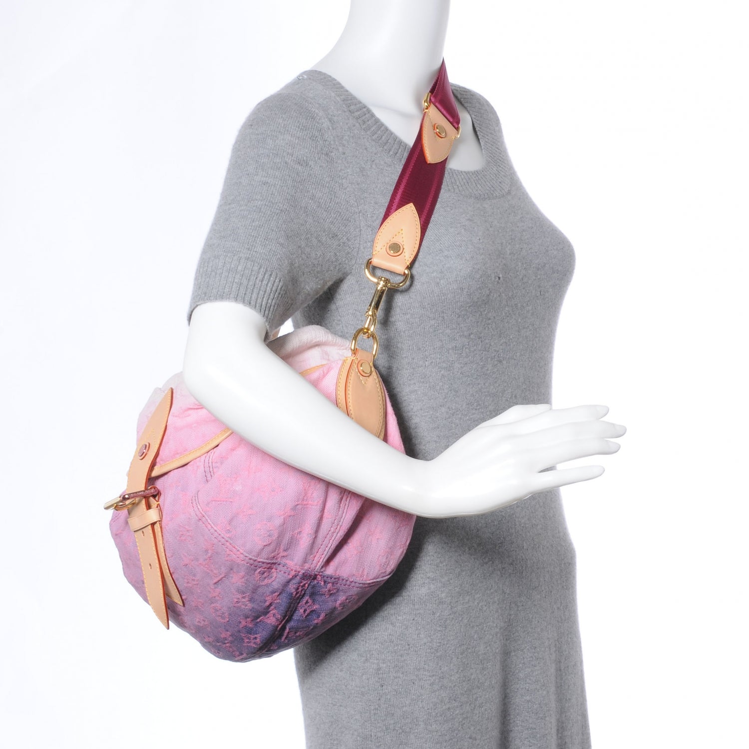 Louis Vuitton Denim Sunshine Messenger Rose 2 of 9