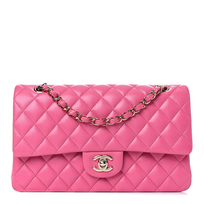 Chanel Caviar Quilted Medium Double Flap Dark Pink 1 of 10