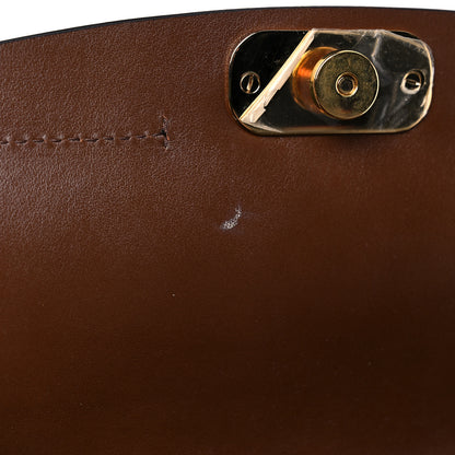 Chloe Calfskin Suede Medium C Shoulder Bag Sharp Brown 10 of 10