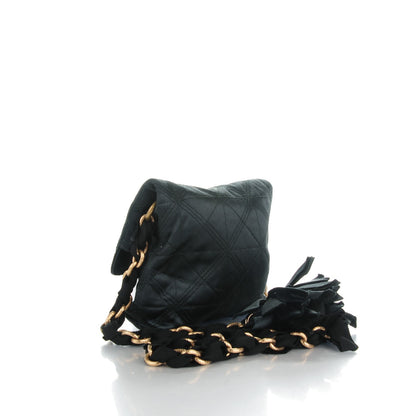 Lanvin Satin Quilted Mini Happy Pop Crossbody Black 3 of 8