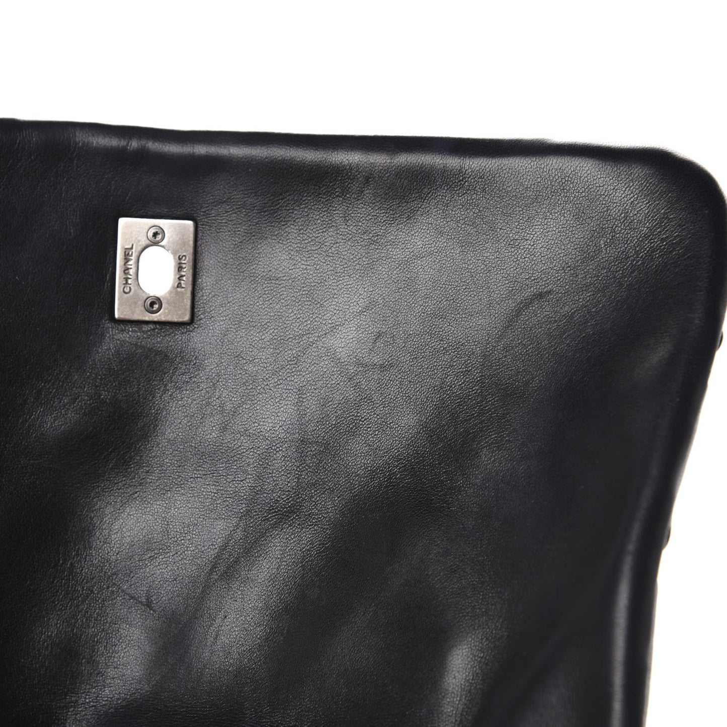 Lambskin Large New Bubble Flap Black
