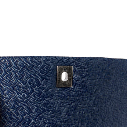 Chanel Caviar Quilted Mini Coco Handle Flap Navy Blue Blue 6 of 11