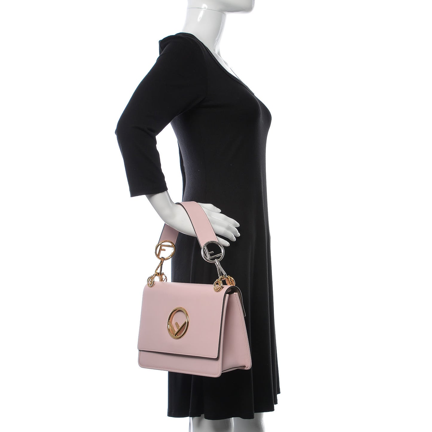 Vitello Century Opaco F is Fendi Kan I Shoulder Bag Peonia