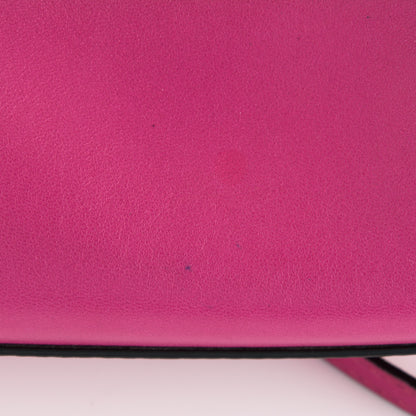 Fendi Nappa Micro Peekaboo Iconic Satchel Magenta 10 of 10