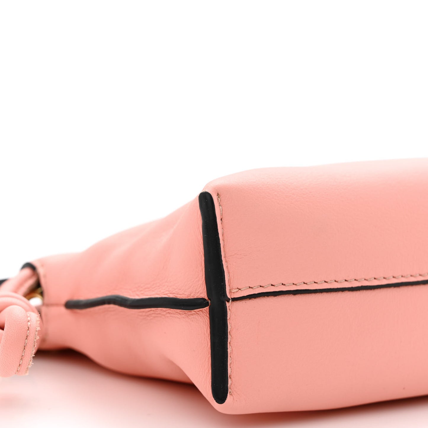 Calfskin Nano Flamenco Knot Clutch Warm Blossom