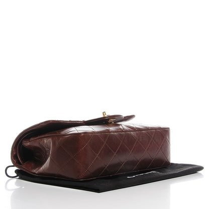 Chanel Lambskin Quilted Small Double Flap Brown 4 of 8