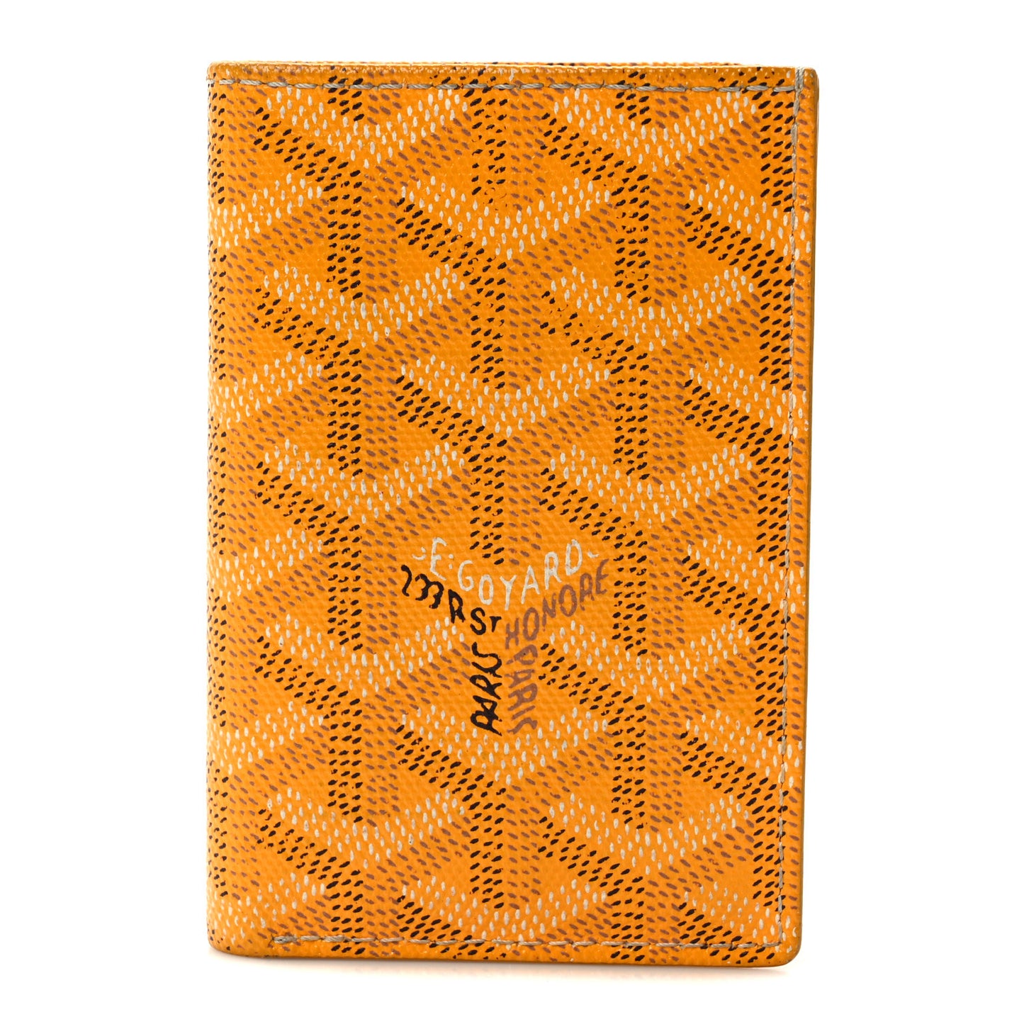 Goyardine Saint Pierre Card Holder Yellow