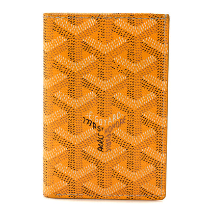 Goyard Goyardine Saint Pierre Card Holder Yellow 1 of 7