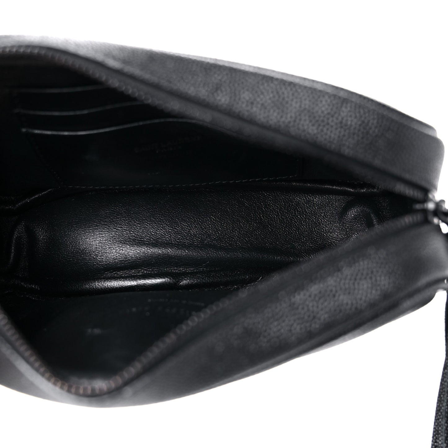 Grain De Poudre Matelasse Monogram Mini Lou Camera Bag Black