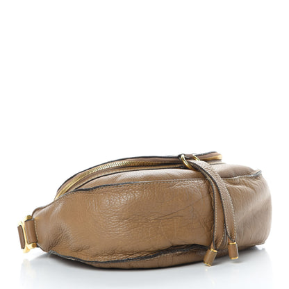 Chloe Calfskin Medium Marcie Round Zip Crossbody Bag Nut 4 of 18