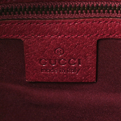 Gucci Monogram Medium Horsebit Chain Hobo Fuchsia 6 of 8