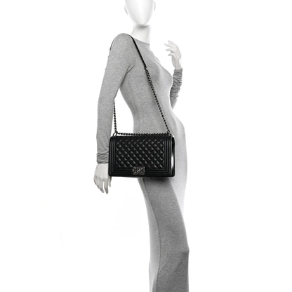Chanel Caviar Quilted New Medium Boy Flap Black 2 of 10