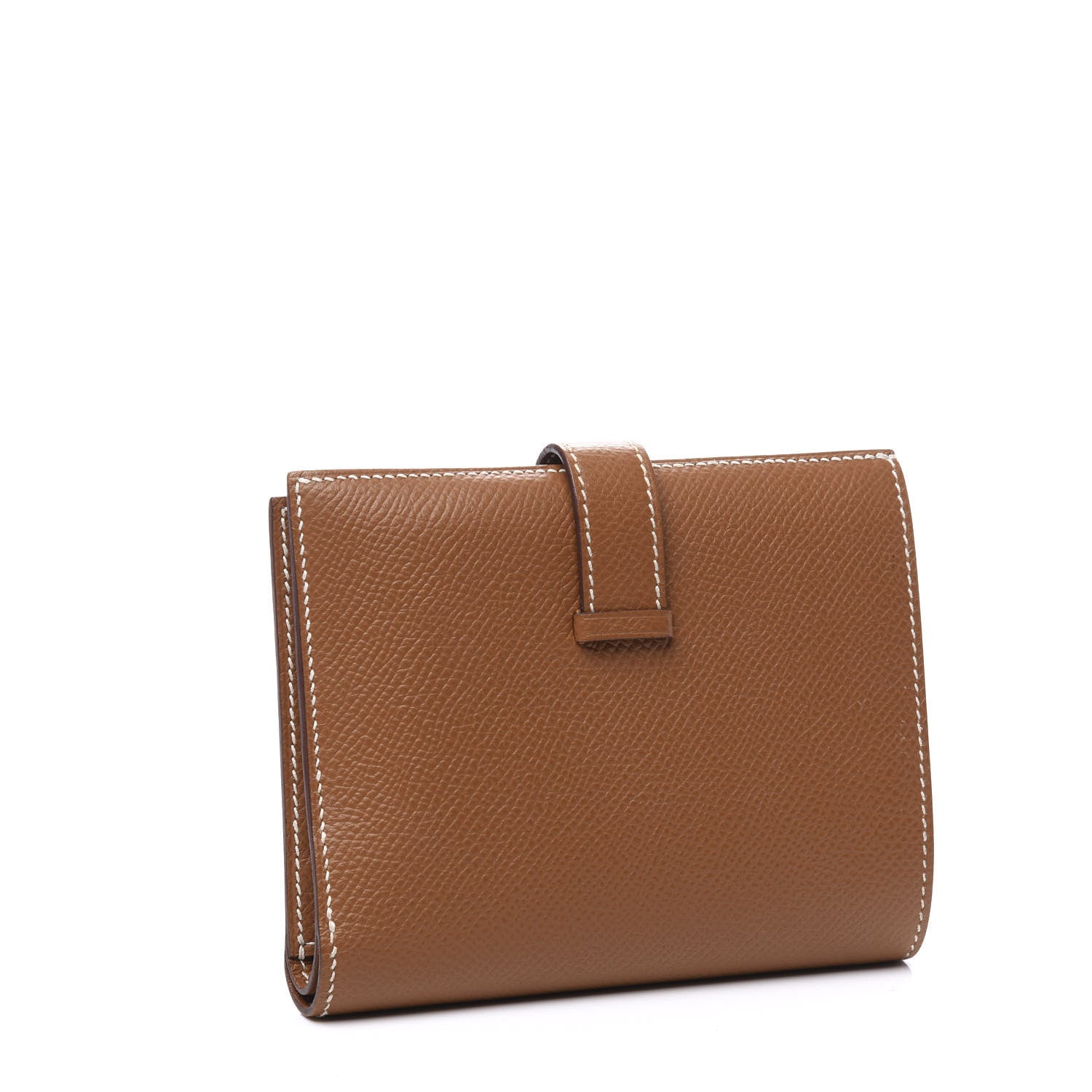 Hermes Epsom Bearn Compact Wallet Gold 2 of 8
